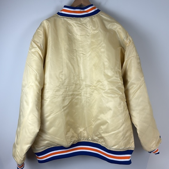 Mitchell & Ness Knicks Big & Tall Gold Satin New York Knicks Jacket NWT - Picture 7 of 12